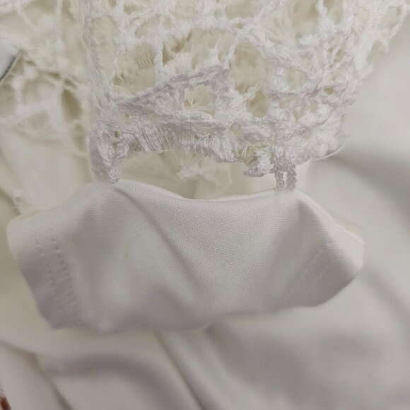 Alfred Dunner English Garden Floral Border Lace Boho Tank Cardigan Top 2in1 - Picture 8 of 8